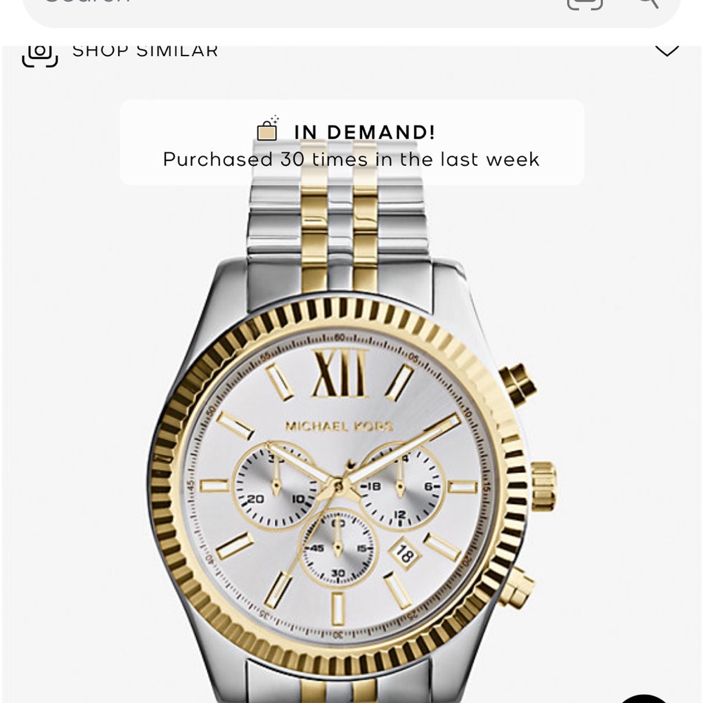 Michael Kors Two-Tone Watch